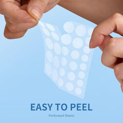 Pimple Patches for Face, 3 Size 510 Counts Hydrocolloid Acne Patches for Covering Zits and Blemishes, Spot Stickers with Salicylic Acid, Tea Tree Oil & Calendula Oil(8mm,10mm,12mm)