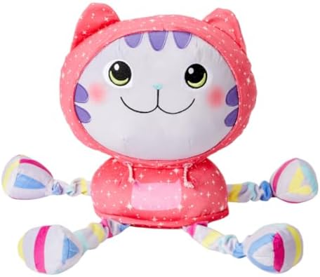 Franco DreamWorks Gabby's Dollhouse DJ Catnip Bedding Super Soft Plush Cuddle Pillow Buddy, (Officially Licensed Product)