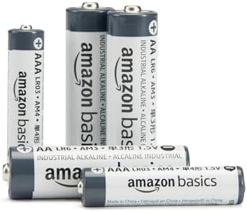 Amazon Basics 250-Pack AA Alkaline Industrial Batteries, 1.5 Volt, 5-Year Shelf Life
