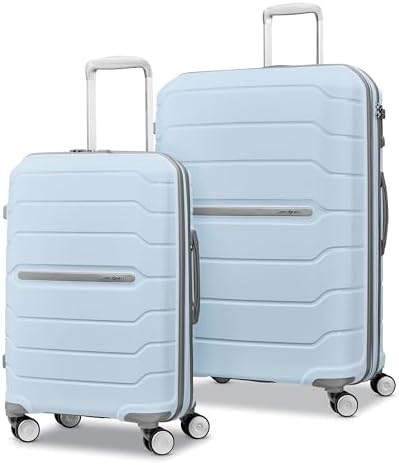 Samsonite Freeform Hardside Expandable Luggage with Spinners | Powder Blue | 2PC SET (Carry-on/Large)
