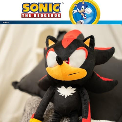 Franco Sonic Shadow The Hedgehog Anime Kids Bedding Super Soft Plush Cuddle Pillow Buddy, One Size, (Officially Licensed Product)