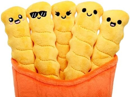 WHAT DO YOU MEME? Emotional Support Crinkle Fries — Plush Fries by Emotional Support Pals