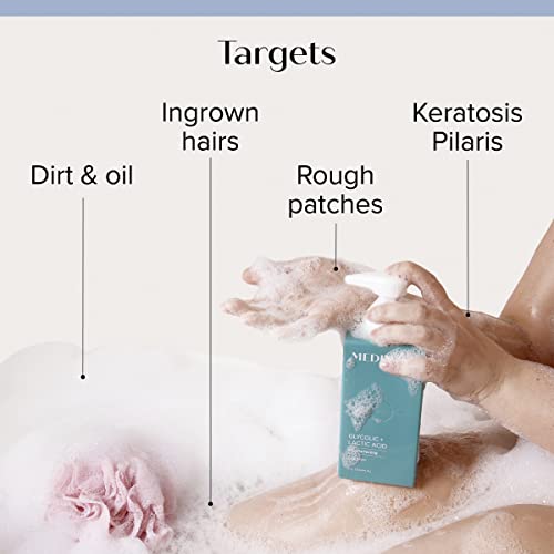 MEDIX Anti Aging Skin Care 3PC Set | Retinol Body Cream + Exfoliating AHA Glycolic Acid Foaming Face & Body Wash + Vitamin F Booster Serum, Wash + Treat + Hydrate Skincare Set