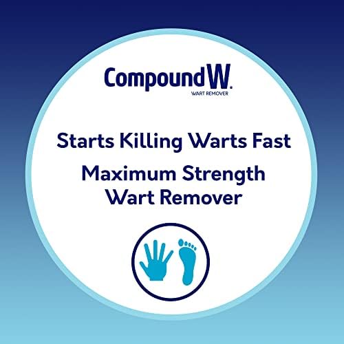 Compound W Maximum Strength One Step Invisible Wart Remover Strips, 14 CT, 2 Pack