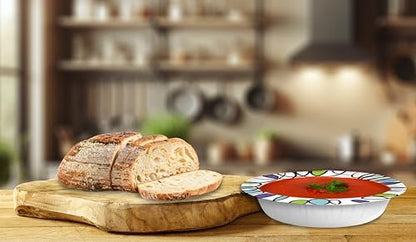 Amazon Basics Ultra Paper Bowls, 20 Oz, Disposable, 300 Count, White (6 packs of 50)