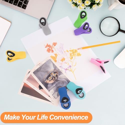 30 Pack Chip Clips Bag Clips, Multicolor Clips for Food Packages, Multipurpose Magnetic Clips, Chip Clips Bag Clips Food Clips, Refrigerator Magnet Clips Chip Clip, Bag Clips for Food Storage