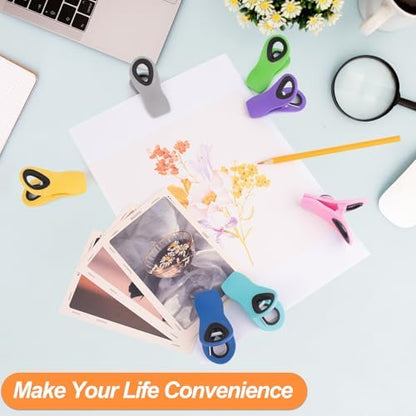 30 Pack Chip Clips Bag Clips, Multicolor Clips for Food Packages, Multipurpose Magnetic Clips, Chip Clips Bag Clips Food Clips, Refrigerator Magnet Clips Chip Clip, Bag Clips for Food Storage