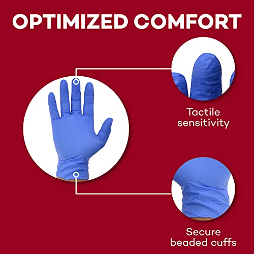 Dealmed Medical Exam Gloves – 1800 Count XL Nitrile Gloves, Disposable Non-Irritating Latex Free, Multi-Purpose Use for a First Aid Kit and Medical Facilities