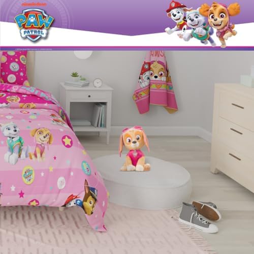 Paw Patrol Skye Kids Bedding Super Soft Plush Cuddle Pillow Buddy, One Size, (Official) Nickelodeon Product By Franco