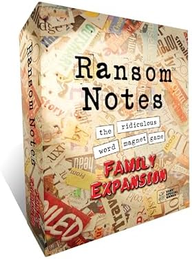 Ransom Notes Expansion Pack, Family Edition - The Ridiculous Word Magnet Party Game, 3+ Players