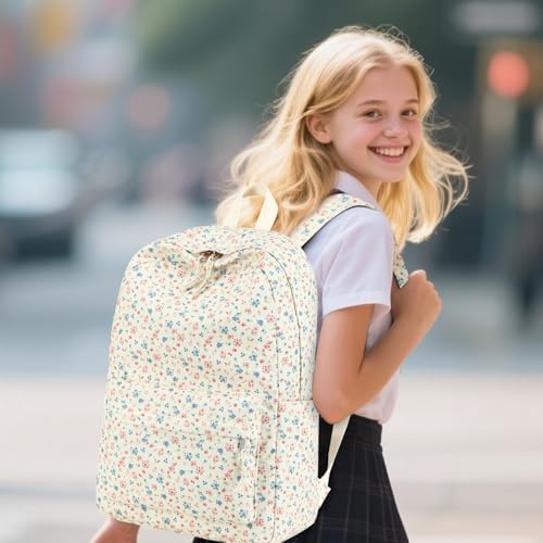 School Backpack for Teen Girls Bookbags Elementary High School Corduroy Laptop Bags Women Travel Daypacks