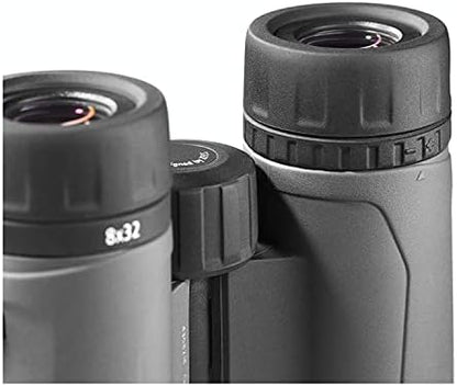 ZEISS Terra ED Binoculars 8x32 Waterproof, and Fast Focusing with Coated Glass for Optimal Clarity in All Weather Conditions for Bird Watching, Hunting, Sightseeing, Grey