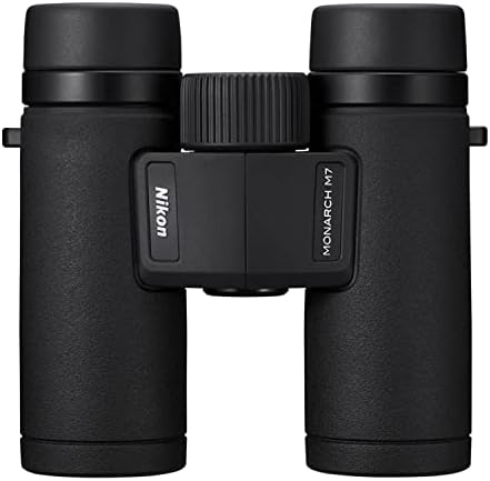 Nikon Monarch M7 8x30 Binocular | Waterproof, fogproof, Rubber-Armored Compact Binocular with ED Glass, Wide Field of View, Oil & Water Repellent Coating, Locking Diopter | Official Nikon USA Model