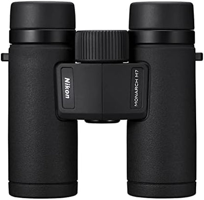 Nikon Monarch M7 8x30 Binocular | Waterproof, fogproof, Rubber-Armored Compact Binocular with ED Glass, Wide Field of View, Oil & Water Repellent Coating, Locking Diopter | Official Nikon USA Model