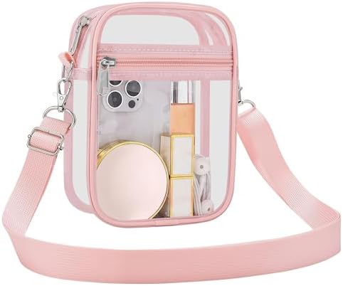 USPECLARE Clear Purse Stadium Approved CrossBody Bag for Men and Women