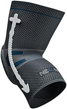 NEENCA Professional Knee Brace for Pain Relief, Medical Knee Compression Sleeve, Knee Support with Horizontal Knit Tech for Meniscus Tear, ACL, Arthritis, Joint Pain, Runner, Workout- FSA/HSA APPROVED