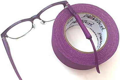 Gaffer Power Purple Tape | Real USA Made Gaffers Tape | Heavy Duty, Non-Reflective, Leaves No Residue | Strong, Easy Tear Tape for Cables, Crafts, Repairs | 2 Inch x 30 Yards