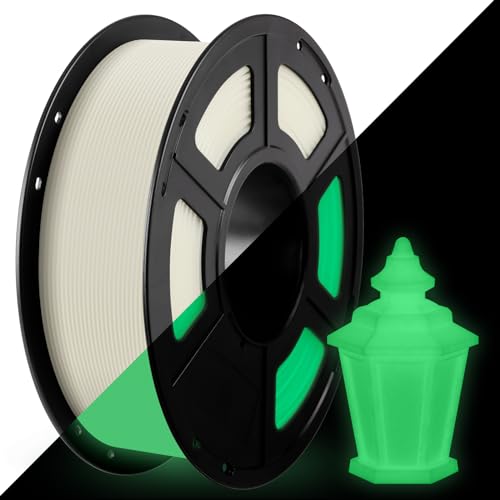 ANYCUBIC PLA 3D Printer Filament, Glow in The Dark, 3D Printing PLA Filament 1.75mm Dimensional Accuracy +/- 0.02mm, 1KG Spool (2.2 lbs), Glow Green