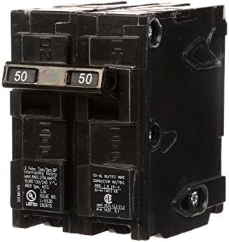 Q250 50-Amp Double Pole Type QP Circuit Breaker