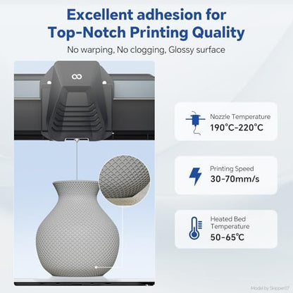 DEEPLEE PLA 1.75mm 3D Printer Filament, Dimensional Accuracy +/- 0.02mm, Neatly Wound, No Clogging, Vacuum Package, Fits for Most FDM 3D Printers, 1kg Bronze