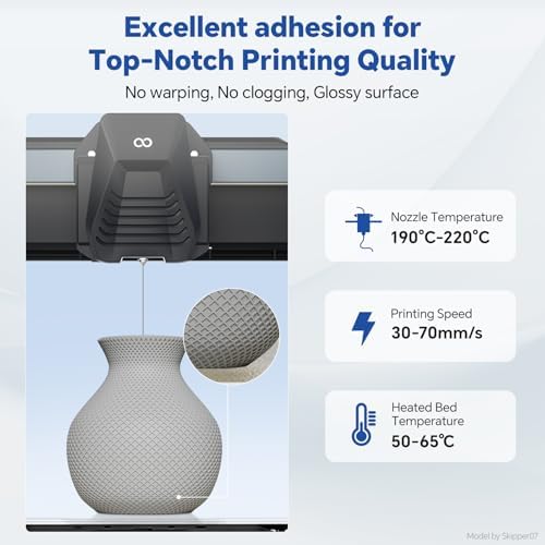 DEEPLEE PLA 1.75mm 3D Printer Filament, Dimensional Accuracy +/- 0.02mm, Neatly Wound, No Clogging, Vacuum Package, Fits for Most FDM 3D Printers, 1kg Brown