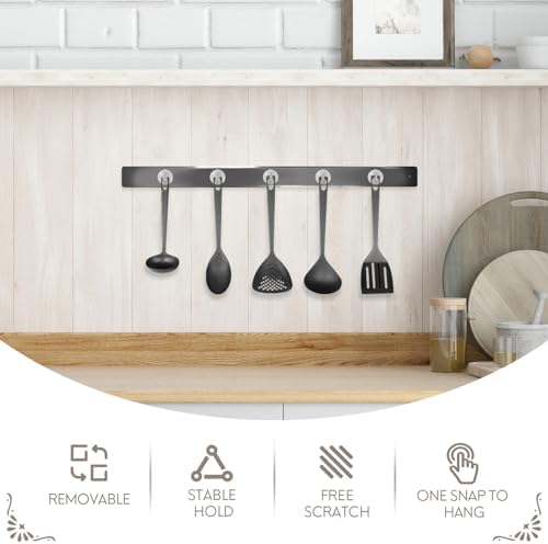 Neosmuk Magnetic Hooks, Cruise Ship Essentials, 120lb+ Heavy Duty Magnetic Hooks for Cruise Cabins, Refrigerator, Grill, Hanging, and Travel | Extra Strong Must-Haves Magnet Hook,Silver, Pack of 10