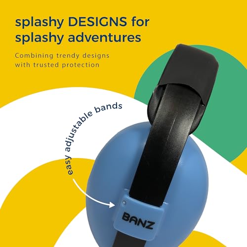 Banz Bubzee Baby Headphones for Noise Protection - Baby Ear Muffs, Newborn Infant & Toddler, 0 to 36 Months, Adjustable