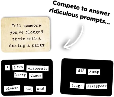 Ransom Notes Expansion Pack One - The Ridiculous Word Magnet Party Game, 3+ Players
