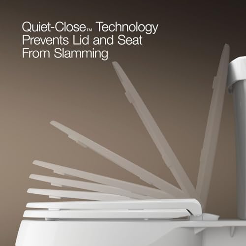 KOHLER 4639-RL-0 Cachet ReadyLatch Round Toilet Seat Soft Close, White