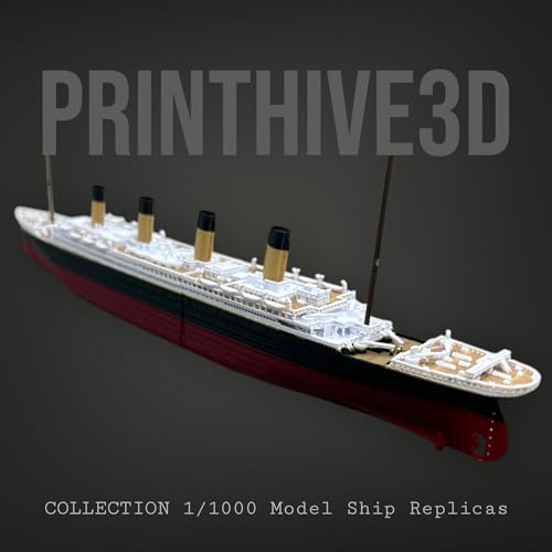 PrintHive3d Split In Half Action Titanic Toy, Break In Half RMS Titanic Toys For Kids,Titanic Toy, Titanic Ship, Colorized Titanic Cake Topper, Historically Accurate BreakableTitanic Boat, Titanic Replica