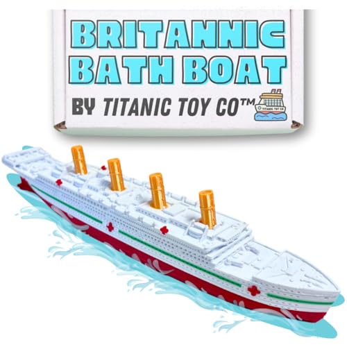 HMHS Britannic Bath Boat And Pool Toy By TitanicToyCo, RMS Titanic Toys For Kids, Historically Accurate Titanic Toy, Titanic Ship, Titanic Cake Topper, Titanic Figurine, Titanic Boat, Titanic Replica
