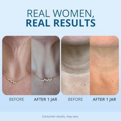 goPure Neck Firming Duo, Tighten & Lift Neck Cream, Refine & Renew Body Scrub, 2 piece set