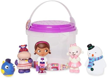 Disney Store Unisex-Children Bath Set (Doc McStuffins) - Kids Bath Accessories with Beloved Disney Characters - Colorful and Fun Bath Time Essentials for Kids - Suitable for All Ages