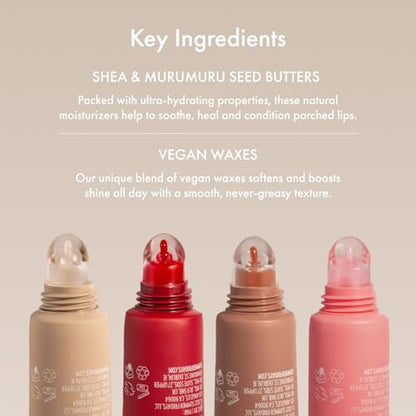 Summer Fridays Tinted Lip Butter Balm - Conditioning Vegan Lip Balm for Instant Moisture, Shine & Hydration - Softening & Soothing Skincare - Vanilla Beige (.5 Oz)