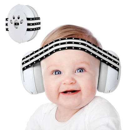 Yoofoss Baby Ear Muffs Noise Protection for Infant and Babies Up to 36 Months - Noise Cancelling Headphones for Ear Protection, Sleep, Travel Baby Essentials