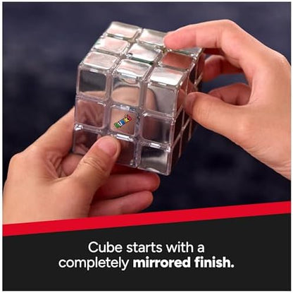 Rubik’s Cube, Pulse Cube, Light-Up Brain Teaser Puzzle for Speed Cubers, Solve The Puzzle Before The Lights Turn Off, Problem-Solving Brain Teaser & Fidget Toy for Adults, Teens, Kids Ages 8 & Up