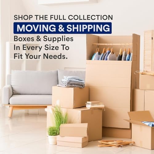 BOX USA Moving Boxes Medium 18"L x 14"W x 12"H 20-Pack | Corrugated Cardboard Box for Shipping, Mailing, Packing, Packaging and Storage