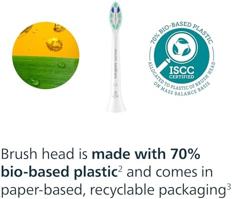 Philips Sonicare C2 Plaque Control - Genuine Replacement Electric Toothbrush Heads, White, 3 Pack, HX9023/65