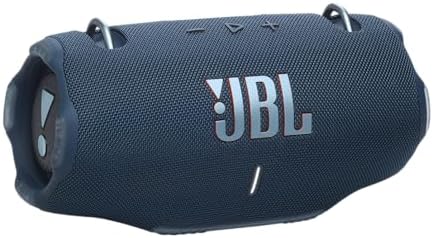JBL Xtreme 4 - Portable Bluetooth Speaker, Powerful Sound and Deep Bass, IP67 Waterproof, 24 Hours of Playtime, Powerbank, PartyBoost for Multi-Speaker Pairing (Blue) (Renewed)