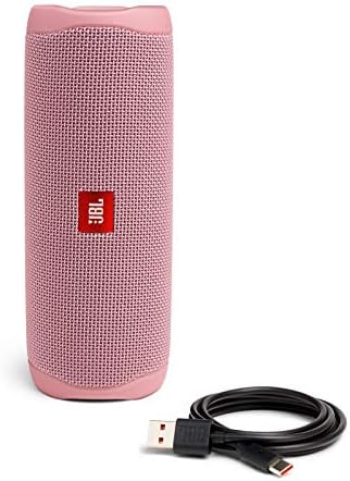 JBL FLIP 5 Waterproof Portable Bluetooth Speaker - Pink (Renewed)