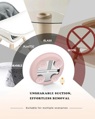 Stainless Steel Baby Plate with Suction, 9” Divided Toddler Plates with Removable Silicone Sleeves for Kids, Non-Toxic Non-Slip Unbreakable Dishwasher Safe Dinnerware Set of 2, Pink & Beige