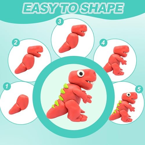 Air Dry Clay for Kids,90 Colors Modeling Model Magic Clay,DIY Molding Clay Starter Kit with Sculpting Tools,Soft and Non-Sticky,Art and Crafts for Boys & Girls 3-12 Years Old.