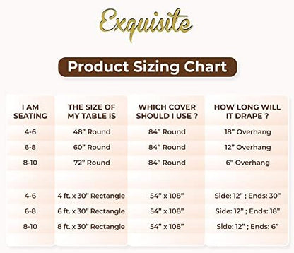 Party Solids 6-Pack Premium Plastic Tablecloth 54in. x 108in. Rectangle Plastic Table Cover - Black