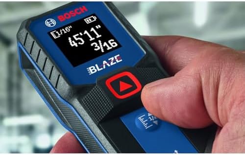 BOSCH GLM100-23 100 Ft Blaze Laser Distance Measure, Includes 2 AA Batteries