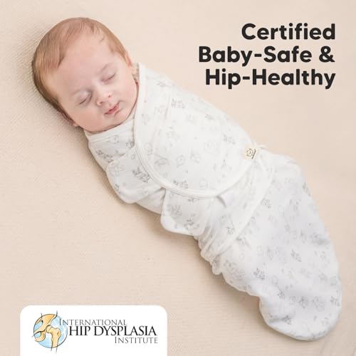 Baby Swaddle Sleep Sacks with Zipper - 3-Pack Swaddles for Newborns 0-3 Months, Infant, Baby Girls, Boys, Soft & Durable Newborn Sleep Sack, Easy Diaper Change Swaddling Blanket (Aspire)