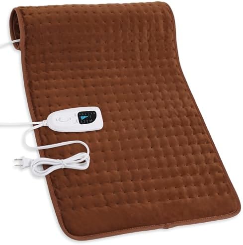Heating Pad,Electric Heating Pads for Back,Hot Heated Pad for Abdomen,Shoulder,Knee,Multiple Temp and Auto Shut Off