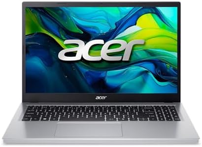 Acer Aspire Go 15 AI Ready Laptop | 15.6" Full HD (1920 x 1080) IPS Display | Intel Core 3 Processor N355 | Intel Graphics | 8GB DDR5 | 128GB UFS | Wi-Fi 6 | Windows 11 Home in S Mode | AG15-32P-39R2