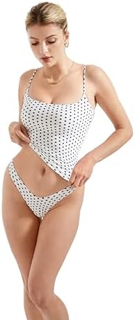 SUUKSESS Women Sexy Square Neck Tank Top Summer Y2K Going Out Basic Cami Shirt