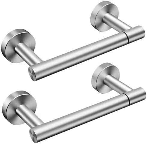 Day Moon™ (2 Pack) Brushed Nickel Toilet Paper Holder - Toilet Paper Holder Wall Mount