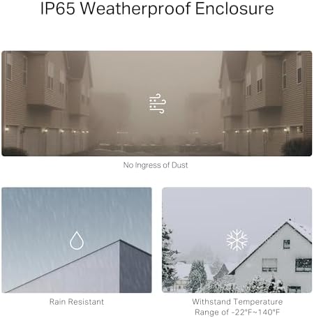 TP-Link Deco BE25-Outdoor BE5000 Dual-Band Wi-Fi 7 Outdoor Mesh WiFi Extender Unit | Up to 2,800 sq.ft | 2 * 2.5G PoE+ Ports, IP65 Waterproof, MLO| Multiple Mounting Options| Secure by Design, 1-Pack